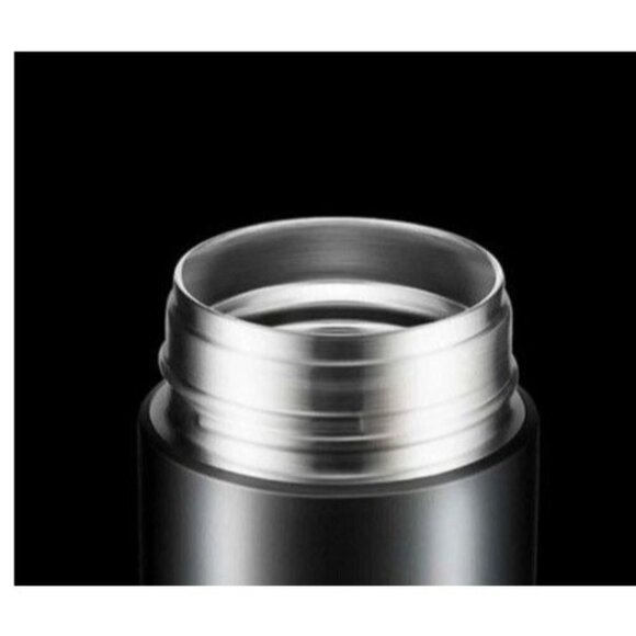 Flask Thermos Black Insulated Stainless Steel Gift Set 6 - 12 Hours Hot Cold - Picture 3 of 3